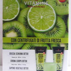 ATHENA VITAMINE KIWI E LIME CONFEZIONE DOCCIA SCHIUMA 200ML+CREMA CORPO 200ML+SAPONE 100g