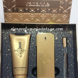 PACO RABANNE ONE MILLION CONFEZIONE REGALO EDT 100 ML + SHOWER GEL 100 ML + TRAVEL SPRAY EDT 10 ML