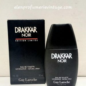 GUY LAROCHE DRAKKAR NOIR EDIZIONE VINTAGE EAU DE TOILETTE 30 ML SPRAY EDITION LIMITE’E