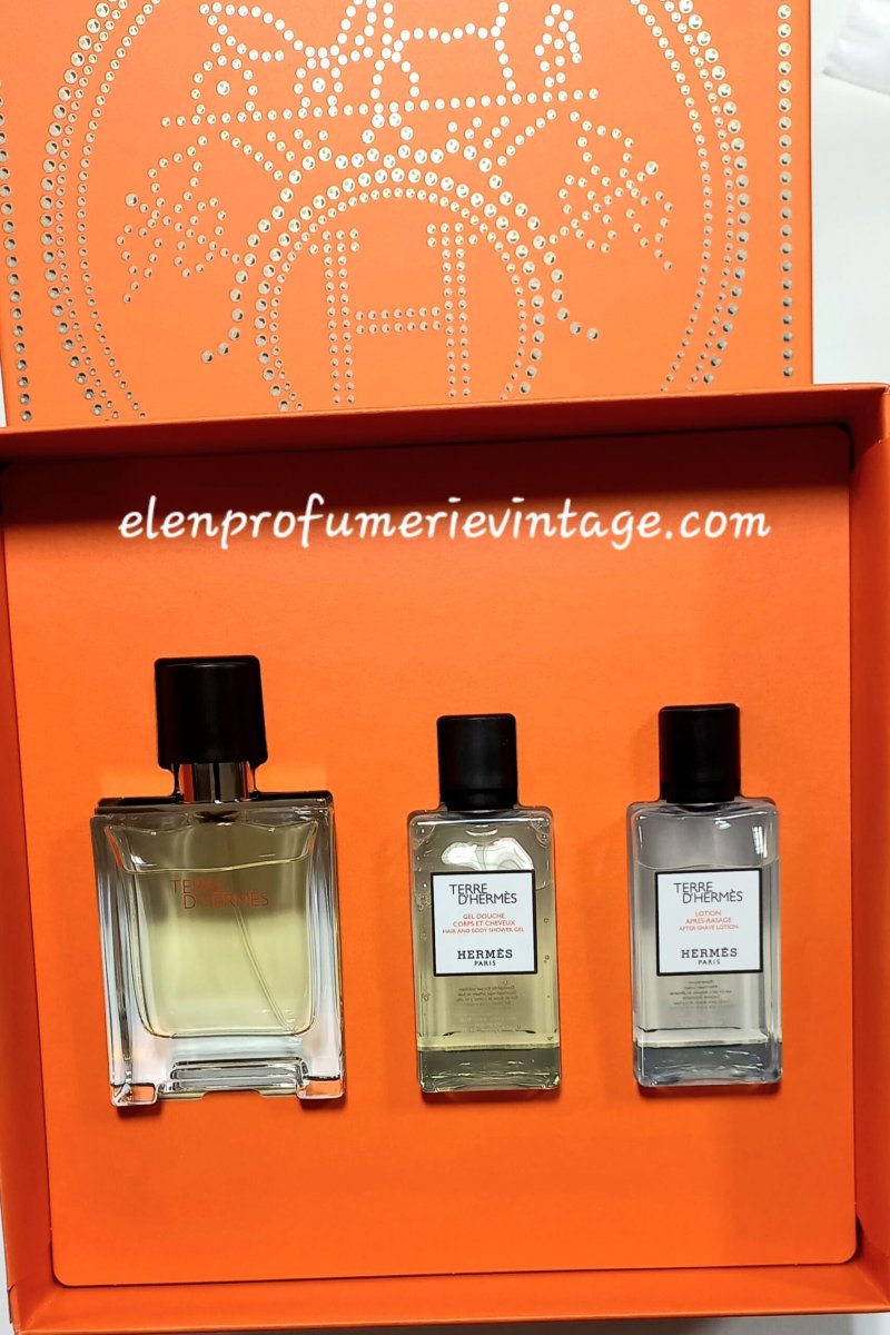 TERRE D’HERMES CONFEZIONE REGALO EAU DE TOILETTE 50 ML + GEL DOCCIA 40 ML + AFTER SHAVE 40 ML