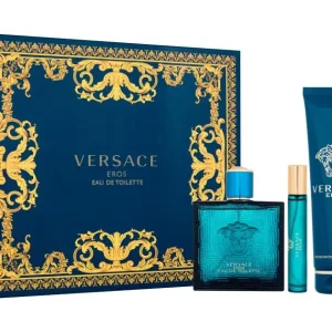 VERSACE EROS CONFEZIONE REGALO EDT 100 ML + EDT 10 ML + SHOWER GEL 150 ML