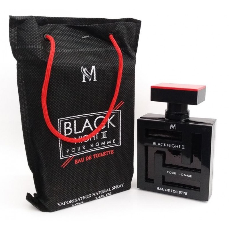 BLACK NIGHT II POUR HOMME EAU DE TOILETTE 100 ML EQUIVALENTE BLACK AFGANO DI NASOMATTO