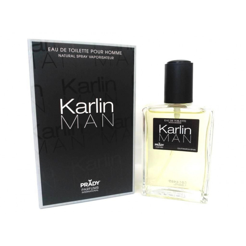 PRADY KARLIN MAN EAU DE TOILETTE POUR HOMME 100 ML. EQUIVALENTE CALVIN KLEIN MAN