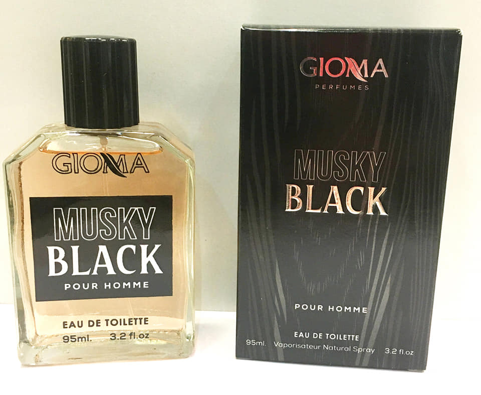 GIOMA MUSKY BLACK POUR HOMME EAU DE TOILETTE 95 ML EQUIVALENTE BLACK AFGANO NASOMATTO