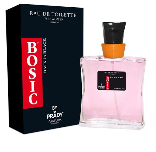 PRADY BOSIC BACK IN BLACK  EAU DE TOILETTE POUR FEMME 100 ML. EQUIVALENTE HUGO DEEP RED